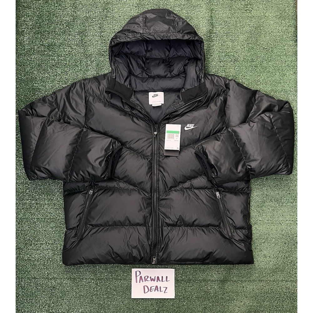 Nike Therma-Fit Windrunner Down Black Puffer Jacket Men's Size XL HQ7790-011
